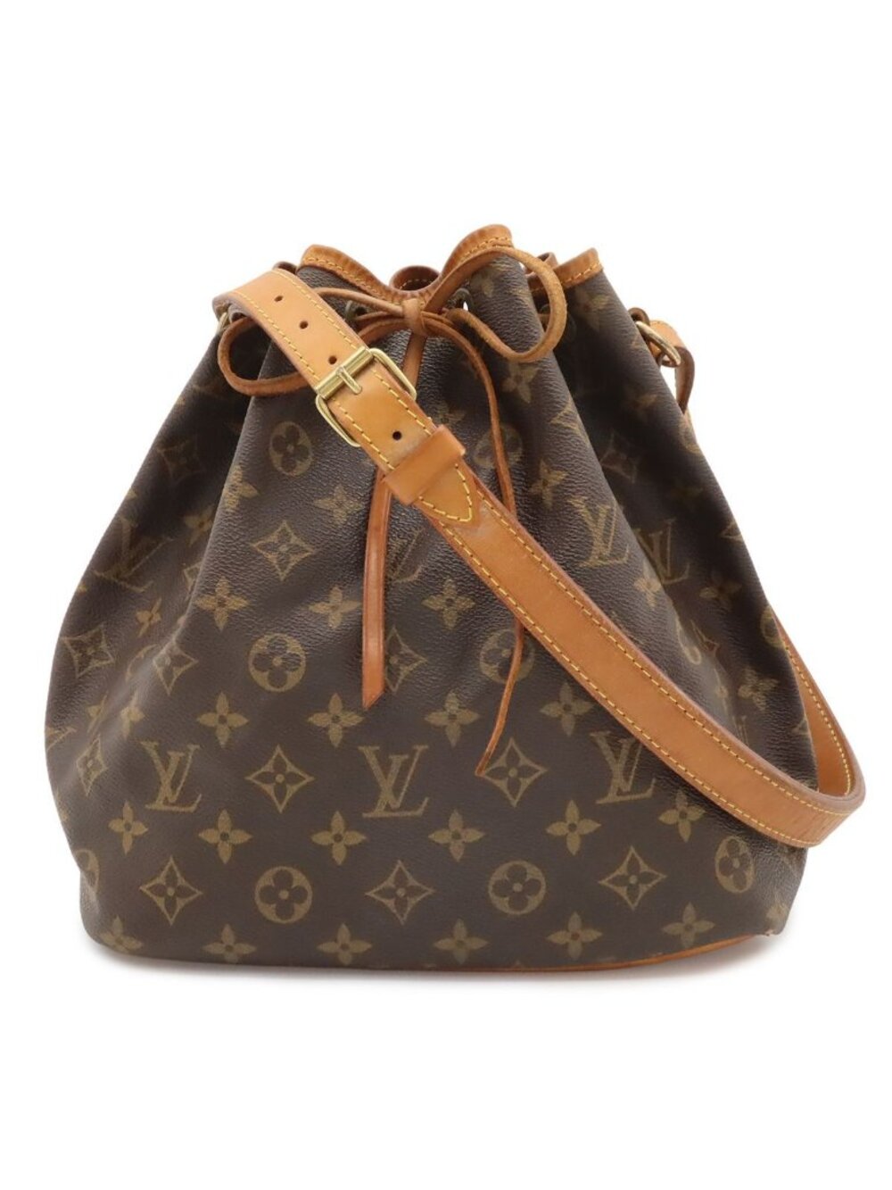 Louis Vuitton Monogram Petit Noe Shoulder Bag Drawstring